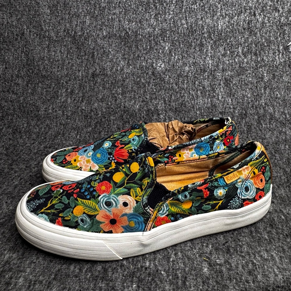 Keds Rifle Paper Co Double Decker Garden Party Sneaker Slide On